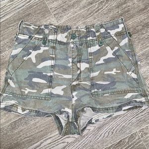Free people camo Jean short BOGO